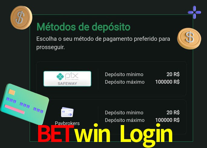 O cassino Betwin Login oferece uma grande variedade de métodos de pagamento
